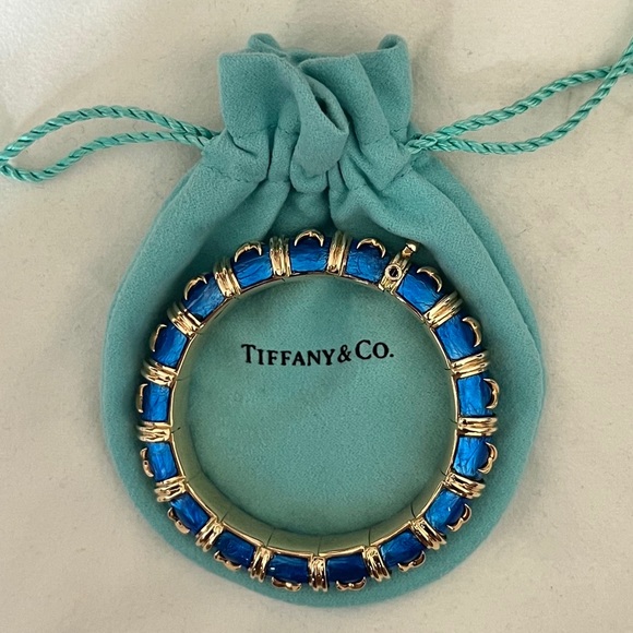 Tiffany and Co. schlumberger enamel bracelet - Picture 2 of 5